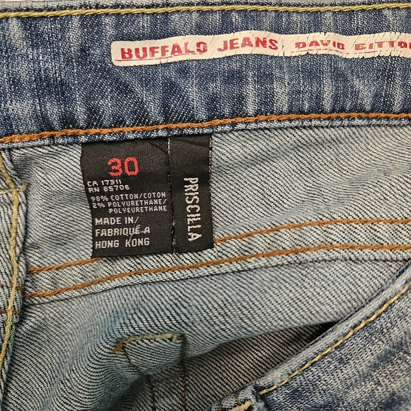 Buffalo Jeans David Bitton Priscilla Sz 30"w - Picture 6 of 6